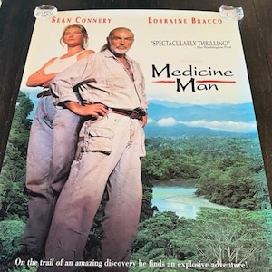 Kino Kino Poster Lobby Karte vtg 1992 The Medicine Man Sean Connery