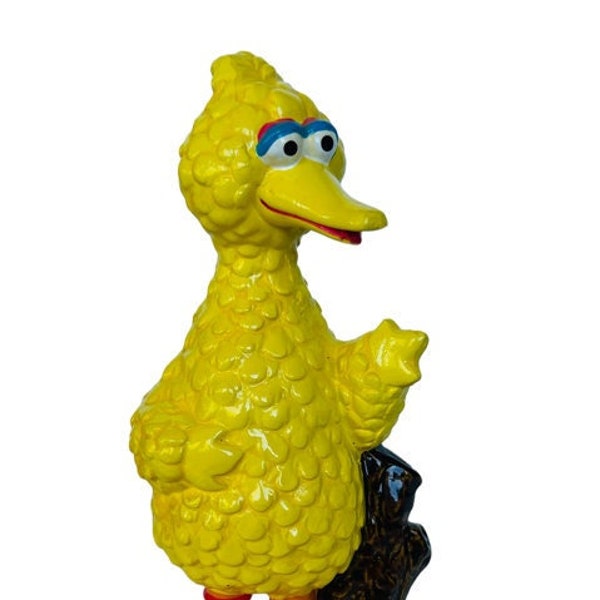 Big Bird Figurine Sesame Street Gorham Japan vtg Muppets 1976 chalkware figure