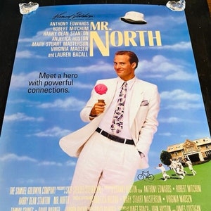 Kino Kino Poster Lobby Karte vtg 1989 Mr North Anthony Edwards Bacall