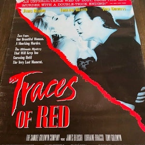 Kino Kino Poster Lobby Karte 1992 Spuren von Red James Belushi Bracco