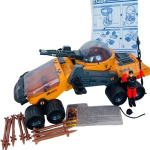 Razorback Wild Boar 1989 Gi Joe Hasbro ARAH Vtg Figura Toy Vehicle Cúpula COMPLETA