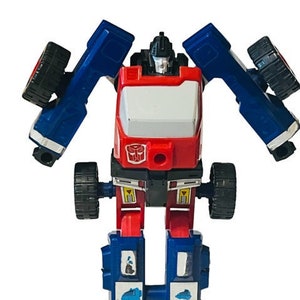 Transformers Gobots Vtg figure toy robot 1987 Hasbro Takara Crosshairs blue red BMC2