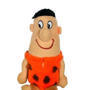 Fred Flintstone Bean Bag Plush vtg toy stuffed animal doll 10&quot; playtime barbera