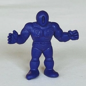 Muscle Men 1985 Vintage M.U.S.C.L.E. wrestling wrestler 1985 figure Mattel anime Kinnikuman manga kinkeshi toy #119 Bermuda III PURPLE