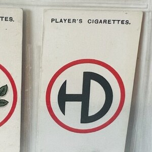 Tarjeta comercial militar del Cuerpo del Ejército 1925 Tabaco John Player Son Sign 51.a División