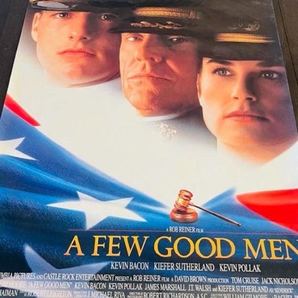 Movie Theater Cinema Poster Lobby Card vtg 1992 A Few Good Men Tom Cruise Demi