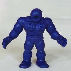 Muscle Men 1985 Vintage M.U.S.C.L.E. wrestling wrestler 1985 figure Mattel anime Kinnikuman manga kinkeshi toy #142 Bermuda III PURPLE