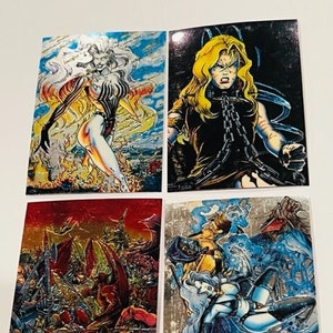 Lady Death Comic Cartes à collectionner Lot Chromium Chaos Cryptic Chrome Pulido 1994 L13