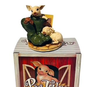 Pig Tales Figurine Anthropomorphic Country Artists London Piglet Clarence Grace