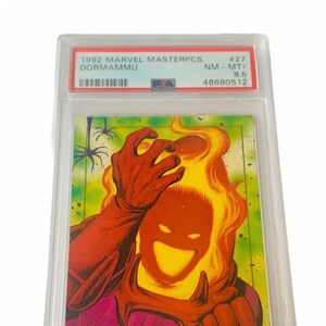 Marvel Masterpieces Trading Card Comic Sky Box Avengers Super Hero não esportivo 1992 Dormammu novato rc Doctor Dr Strange #27 PSA 8.5 Mint