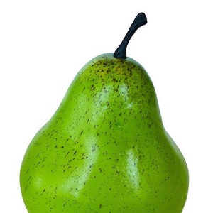 Artificial Fruit Vegetables vintage kitchen decor decoration accent plastic fake figurine garden food Pear European Pyrus Callery D&#39;Anjou