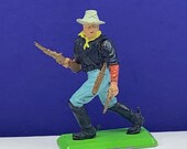 BRITAINS TOY SOLDIERS Deetail 1971 England uk metal plastic miniature vintage vtg mcm civil war cowboy western general pistol rifle union