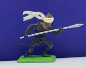 BRITAINS TOY SOLDIERS Deetail 1971 England uk metal plastic miniature vintage vtg infantry mcm Turks mongols mongolian Genghis Khan spear 4