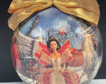 1997 Matrix Barbie Christmas Ornament 3.25 Inch Diameter