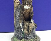 CHARLES EARNHARDT BRONZE wildlife collection figurine statue miniature sculpture vintage 1979 vtg signed aus ben signature cat kitten toby