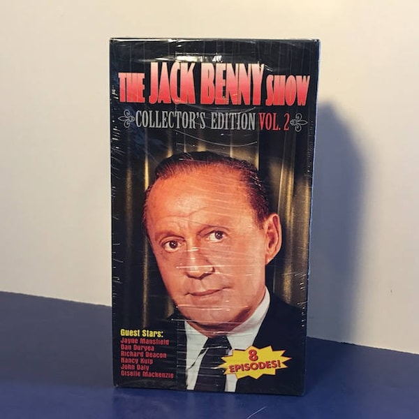 JACK BENNY SHOW collectors edition volume 1 and 2 limited vhs tapes movies 15 total episodes sealed new old stock Jayne Mansfield