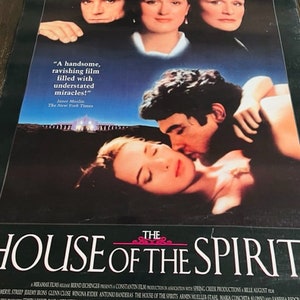 Kino Kino Poster Lobby Karte 1993 House Spirit Winona Banderas Streep