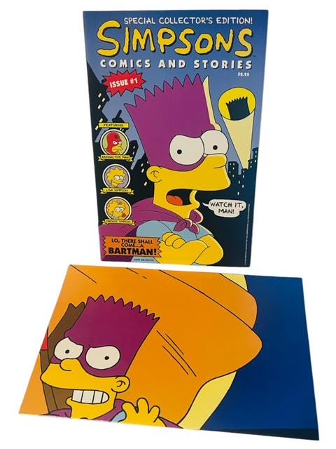 サムソン1993年 11冊セット Simpsons Illustrated Magazine Comic Bart Homer 1993 Bartman SEALED