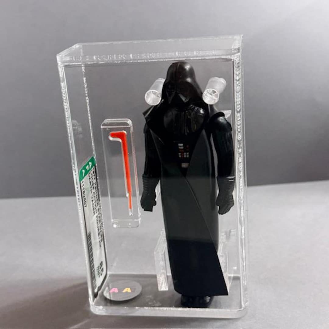 1977 Darth Vader AFA Graded 85 Complete Star Wars Figure Kenner HK