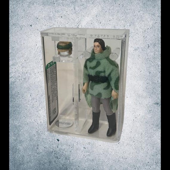 Princess Leia Combat Poncho AFA Graded 85 Complete Star Wars