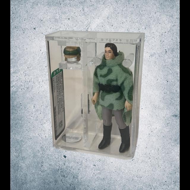 Princess Leia Combat Poncho AFA Graded 85 Complete Star Wars