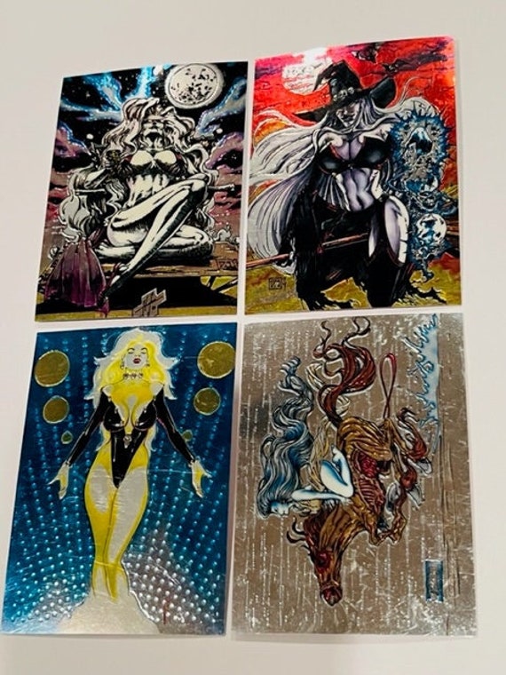 Lady Death Comic Trading Cards Lot Chromium Chaos Cryptic Chrome