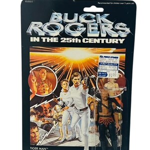 Tiger Man Buck Rogers Action Figure Toy 1979 Mego Dille MOC Sealed 25th Tigerman BMC4