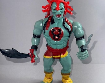 Figura de acción de Mumm-Ra Mumra Thundercats LJN Toy Thunder Cats 1985 Armas Cuchillo Espada