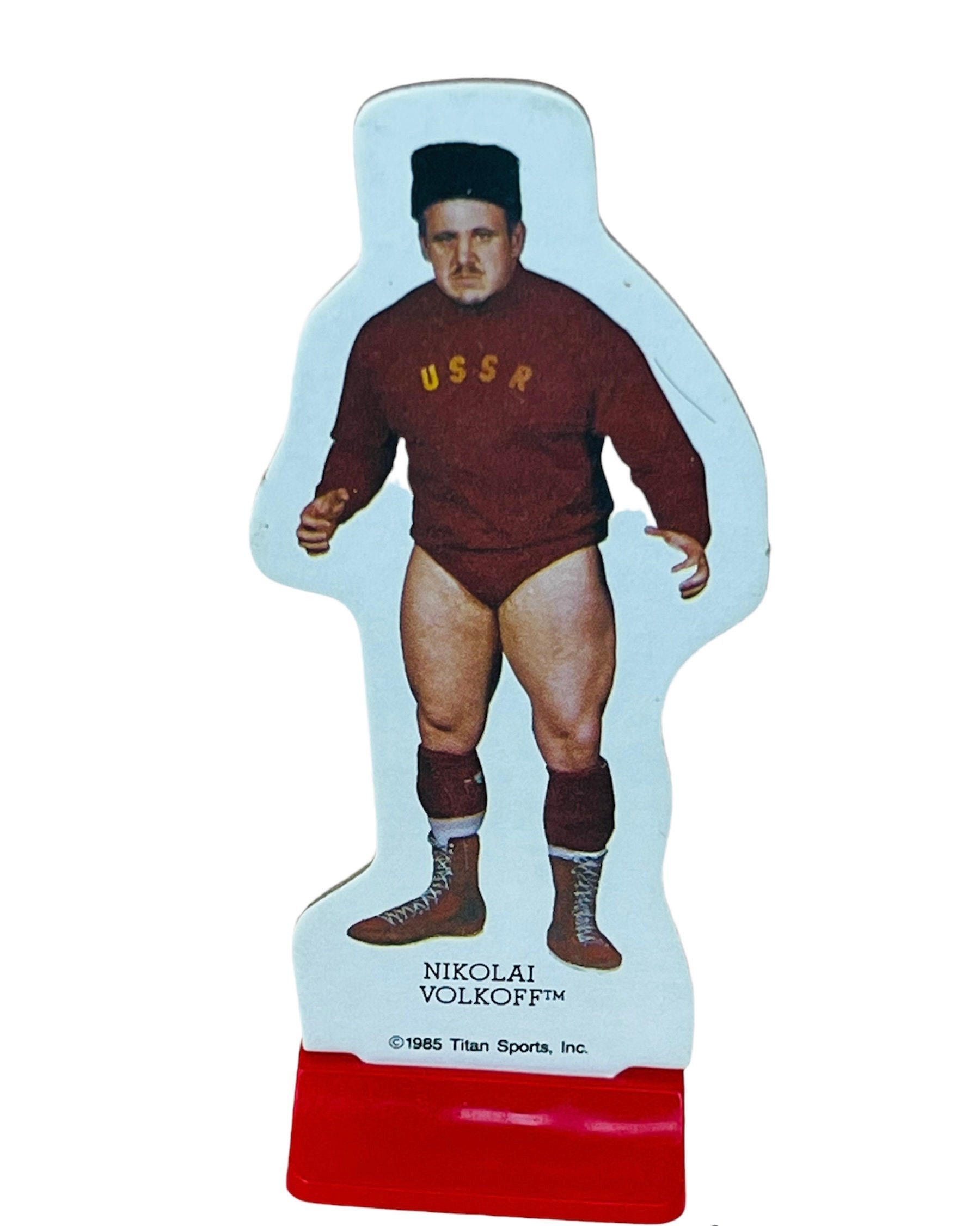 Nikolai Volkoff WWF Wrestling Superstars Board Game Piece 1985
