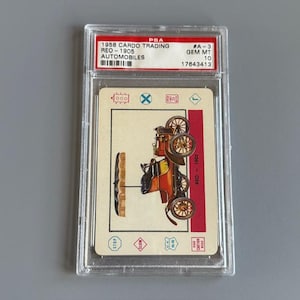 Vintage Cardo Trading Card 1958 Automobiles Cars PSA 10 GEM Mint Reo 1905 A-3