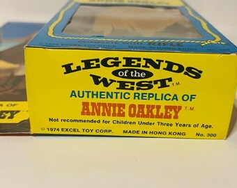 Annie Oakley Empire Vtg Figure Toy 1975 Legends West Cowboy Excel