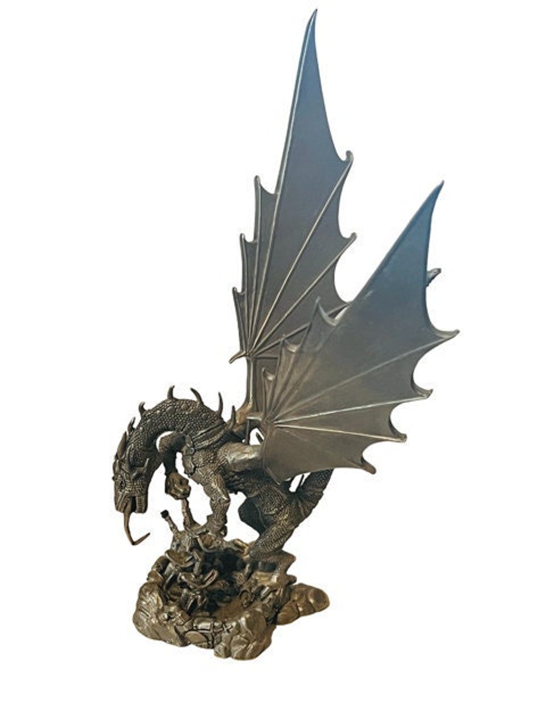 Pewter Dragon Figurine Magic Wizard Spoontiques Rawcliffe Partha Perth