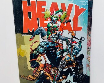 Nude Heavy Metal Mag - Etsy