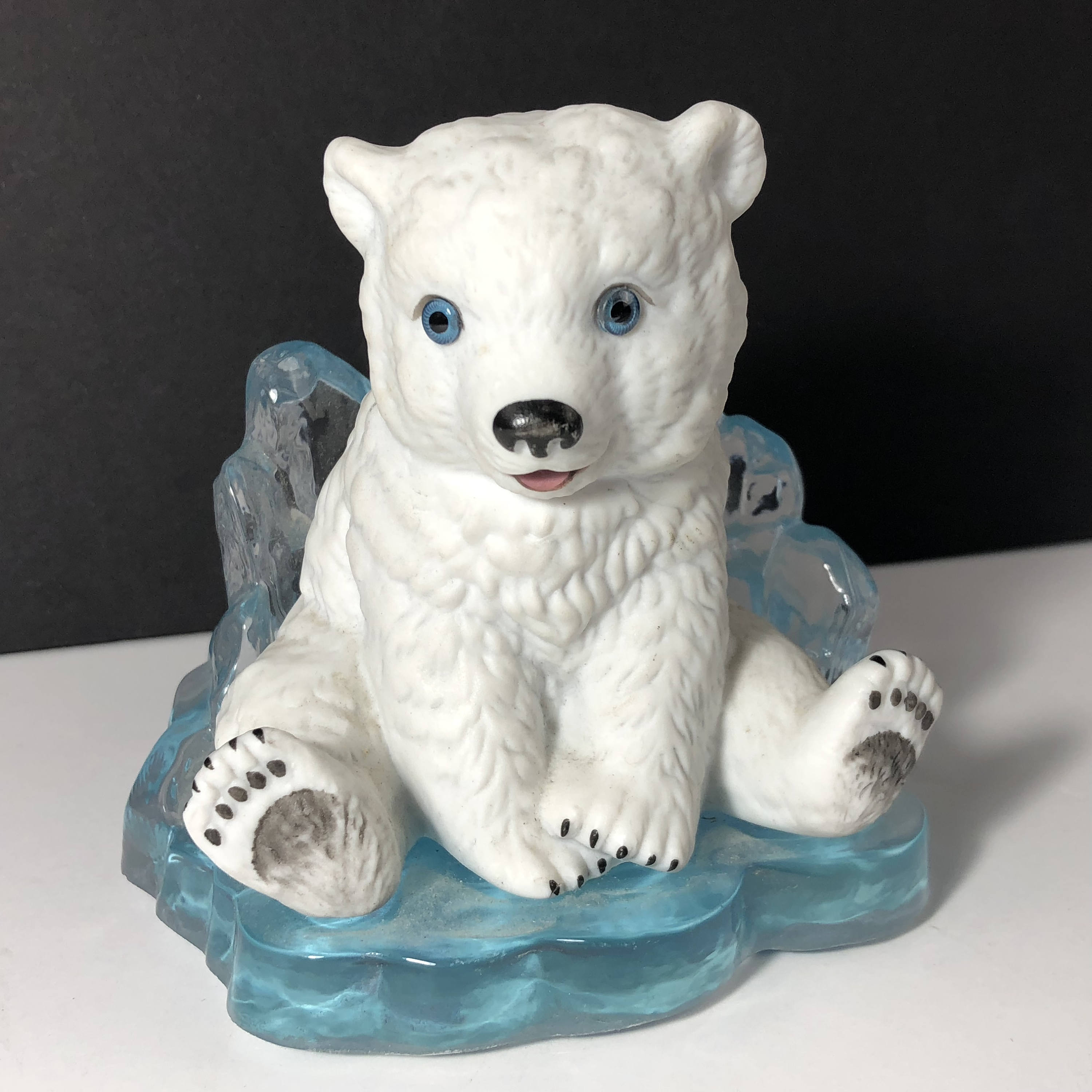 POLAR BEAR FIGURINE Hamilton collection Little Friends of the Etsy