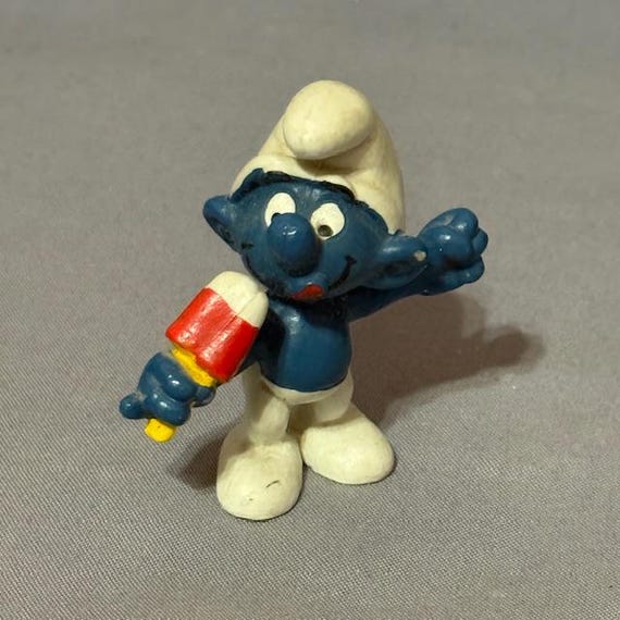 Figurine Schleich Schtroumpfette Indienne - 1982 - Occasion Très Bon état
