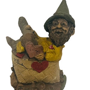 Tom Clark Figurine vtg sculpture signed Cairn Wolfe Funny Valentines day gift
