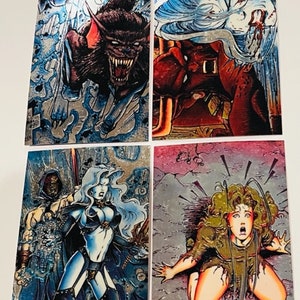 Lady Death Comic Cartes à collectionner Lot Chromium Chaos Cryptique Chrome Pulido 1994 L12