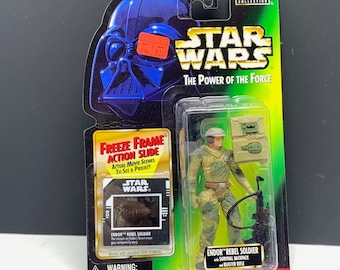 STAR WARS VINTAGE action figure kenner collection toys Return Jedi vtg new old stock Power of Force endor rebel soldier moc freeze BMC2