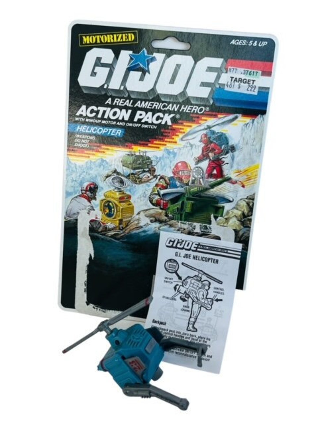 ヘリコプターパック 1987 Gi Joe コブラ ハスブロ ARAH フィギュア