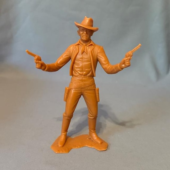 Vintage Louis Marx Cowboy Western Fort Apache Figure 1964 Plastic