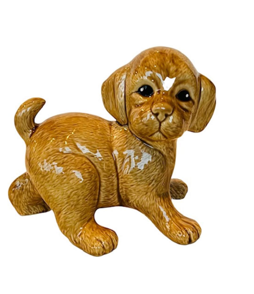 VINTAGE DOG FIGURINE Puppy Sculpture Statue Collectible Cocker Etsy