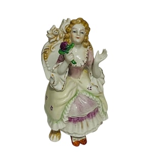 Andrea Sadek Figurine Sculpture Japan Victorian Antique vtg princess 075B rose