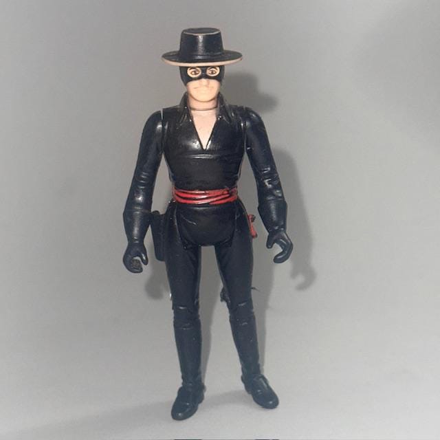 Vintage Gabriel Zorro Action Figure Toy 1981 West Cowboy 100