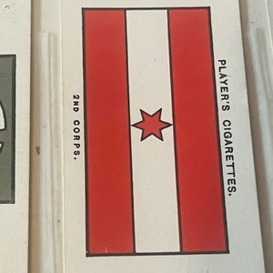 Army Corps Military Trading Card 1925 Tobacco John Player Sons Sign 2nd Second 2