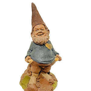 Tom Clark Gnome Figurine vtg sculpture SIGNED elf dwarf Cairn Daddy Owe money