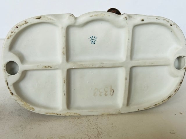 カポディモンテ 置物 彫刻 サイン入り グリッチ ナポリ ポーカー