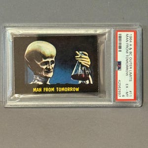Carta Daystar d'epoca di Outer Limits 1964 Monster Horror Sci Fi PSA 6 Man From Tomorrow #11