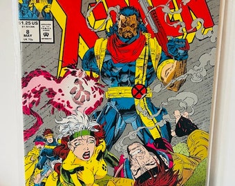 X-Men #8 Comic-Buch Marvel Super Heroes Gambit vs. Bishop 1992 30-jähriges Jubiläum