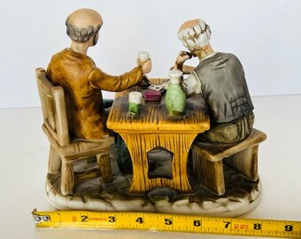 カポディモンテ 置物 彫刻 サイン入り グリッチ ナポリ ポーカー