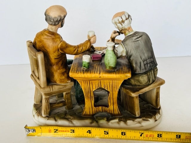 カポディモンテ 置物 画家 アーティスト 絵描き ポーセリン